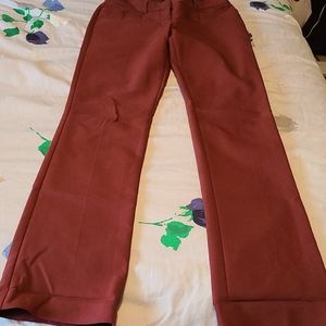 Rust colored express dress pants